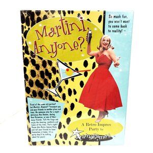 " Martini Anyone " Adult Retro Improv Party Game " Vintage 2000 NWT